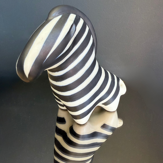 Vintage Arabia Finland Taisto Kaassinen Zebra Figurine