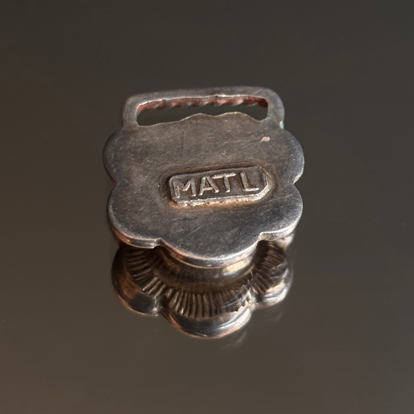 Vintage MATL Matilde Poulat Mexican Silver Rose Terminal (Single)