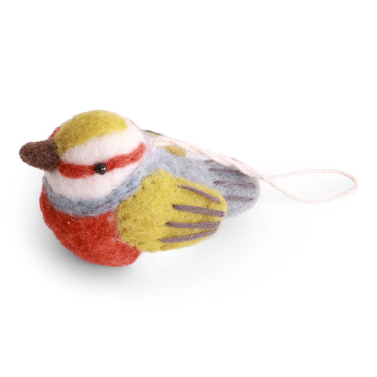 Gry & Sif Felt Silver Eye Bird