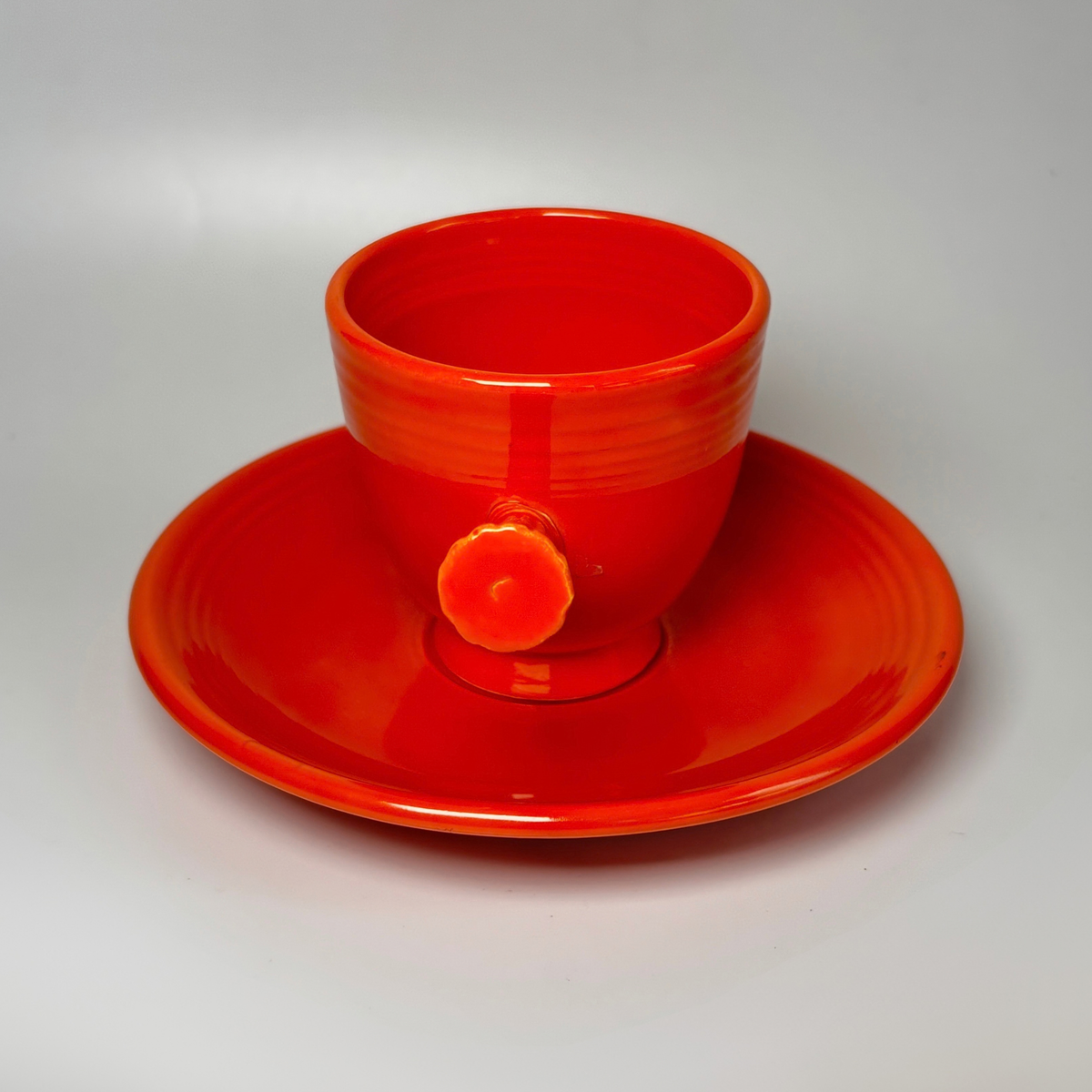 Vintage Fiestaware Demitasse Cup & Saucer Set