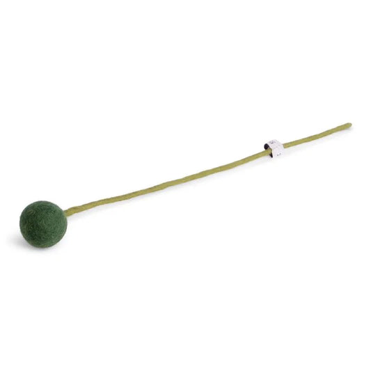Gry & Sif Felt Dot Flower - Green