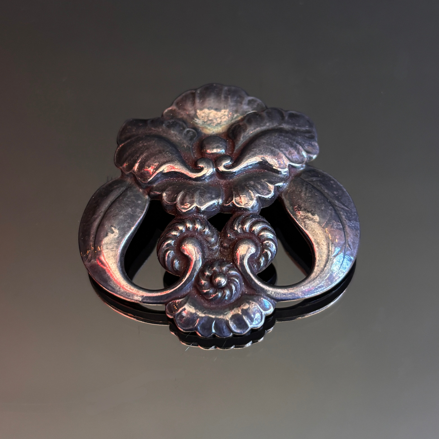 Vintage Georg Jensen Orchid Brooch #97