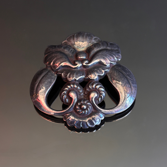 Vintage Georg Jensen Orchid Brooch #97