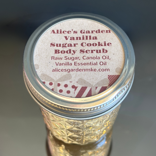 Alice's Garden Vanilla Sugar Cookie Body Scrub