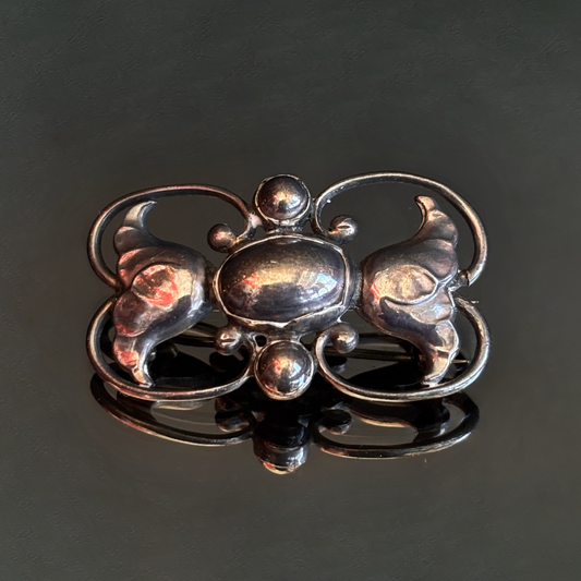 Vintage Georg Jensen Art Nouveau Brooch #236A