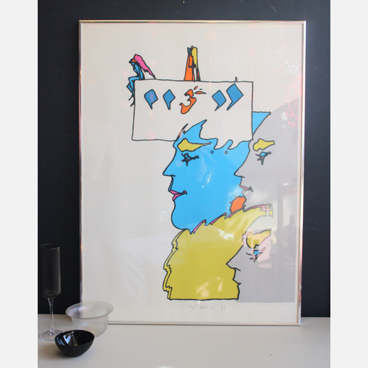 Vintage Peter Max "The Thought of God"