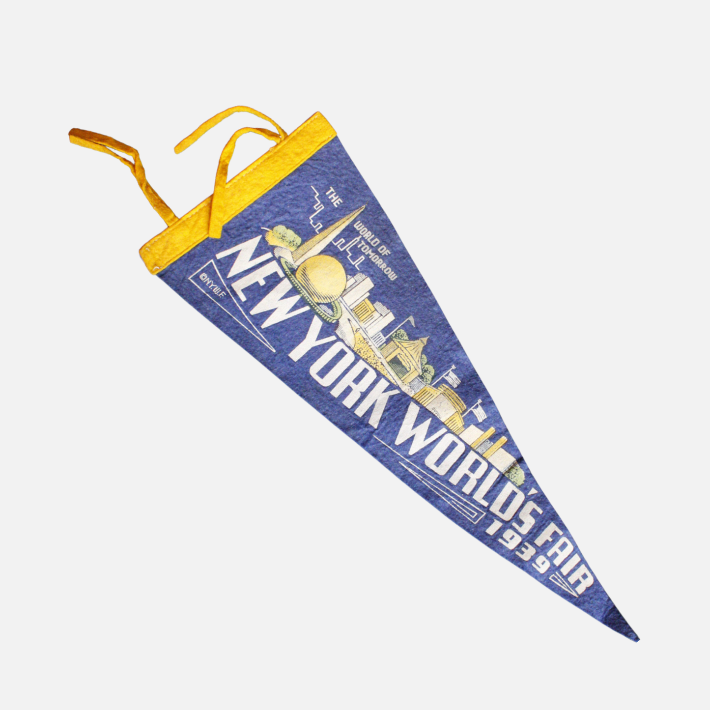 Vintage 1939 New York World's Fair Felt Pennant