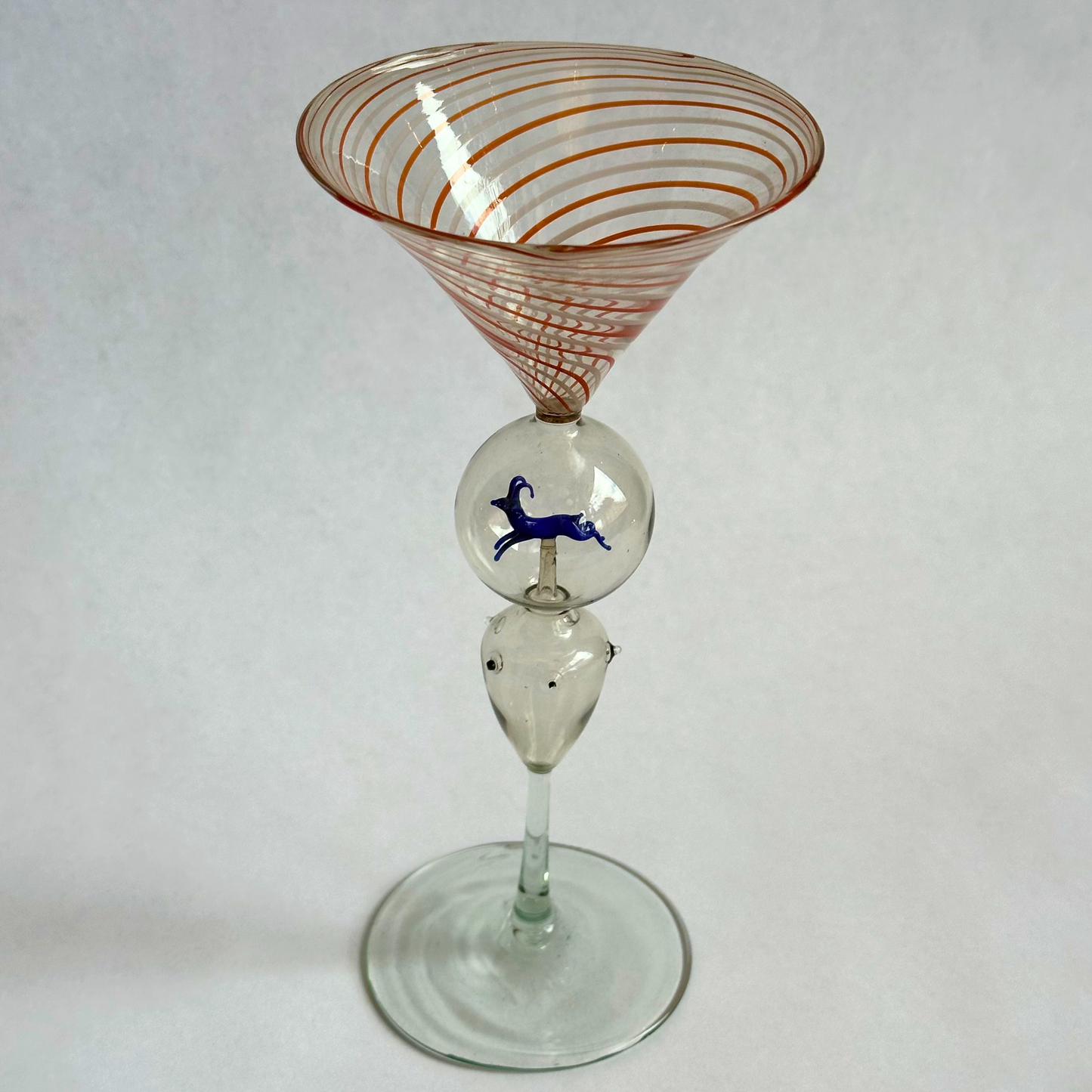 Vintage Bimini Menagerie Martini Glasses