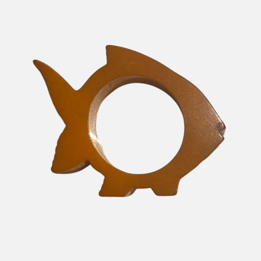 Vintage Catalin (Bakelite) Fish Napkin Ring
