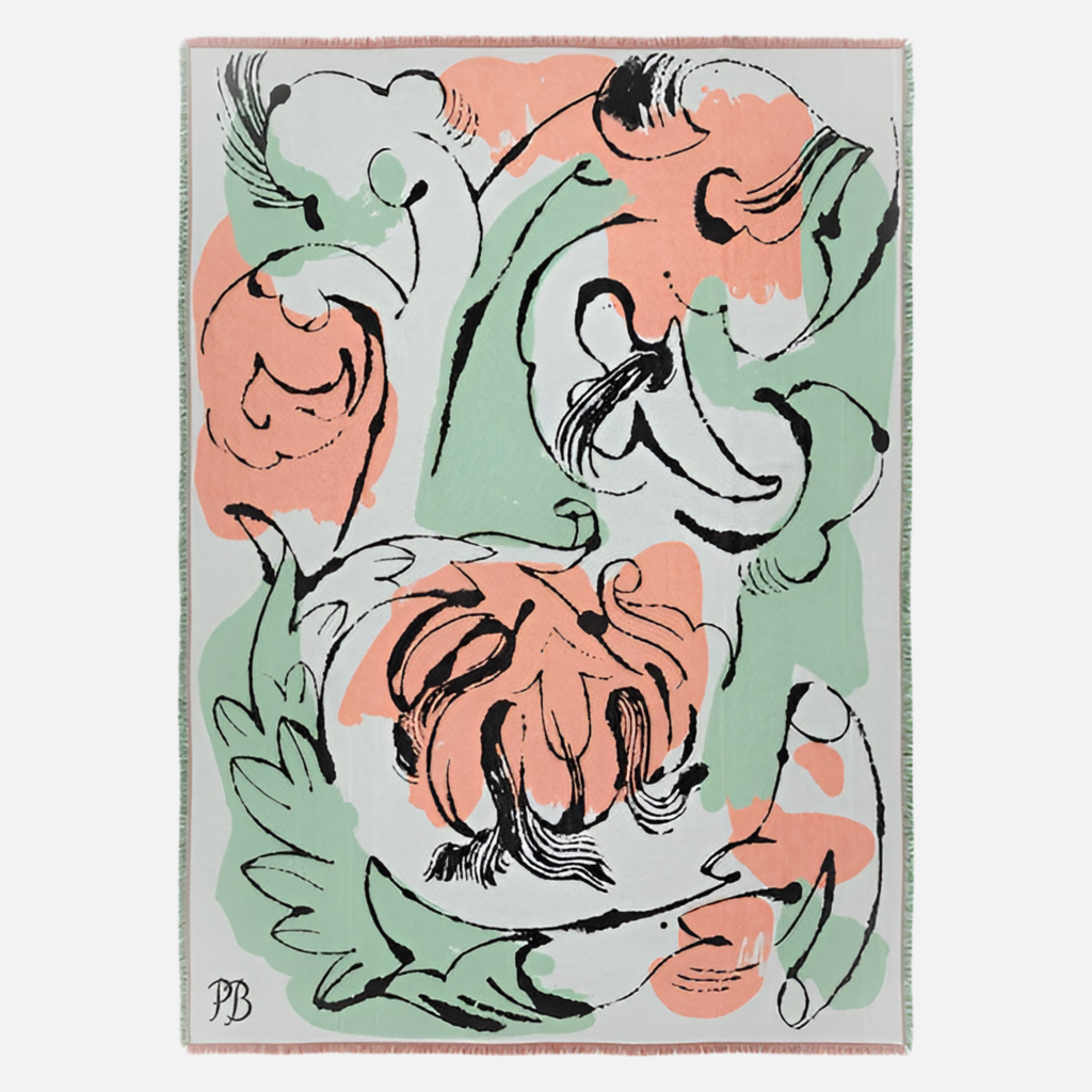 Marimekko Vildstjǎlk Petra Börner Art Throw Blanket