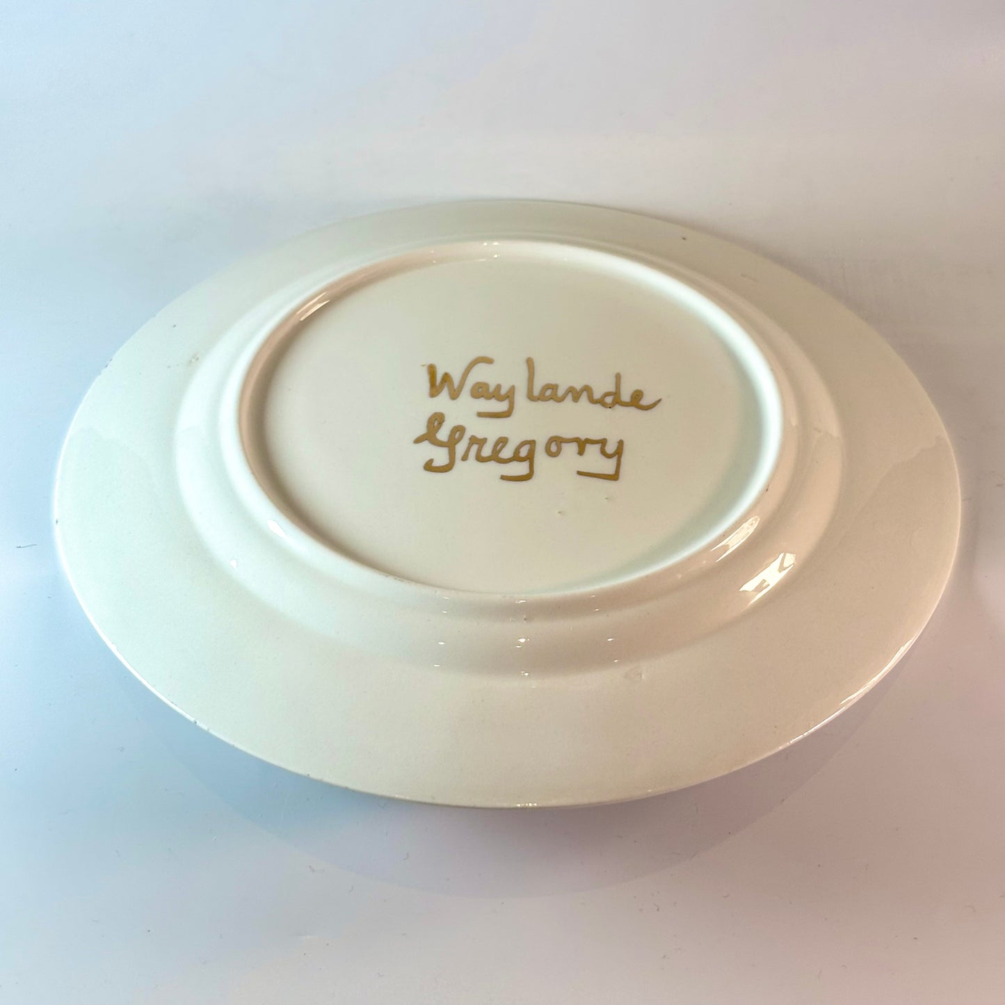 Vintage Waylande Gregory Mid-20th Century Dinner Plate