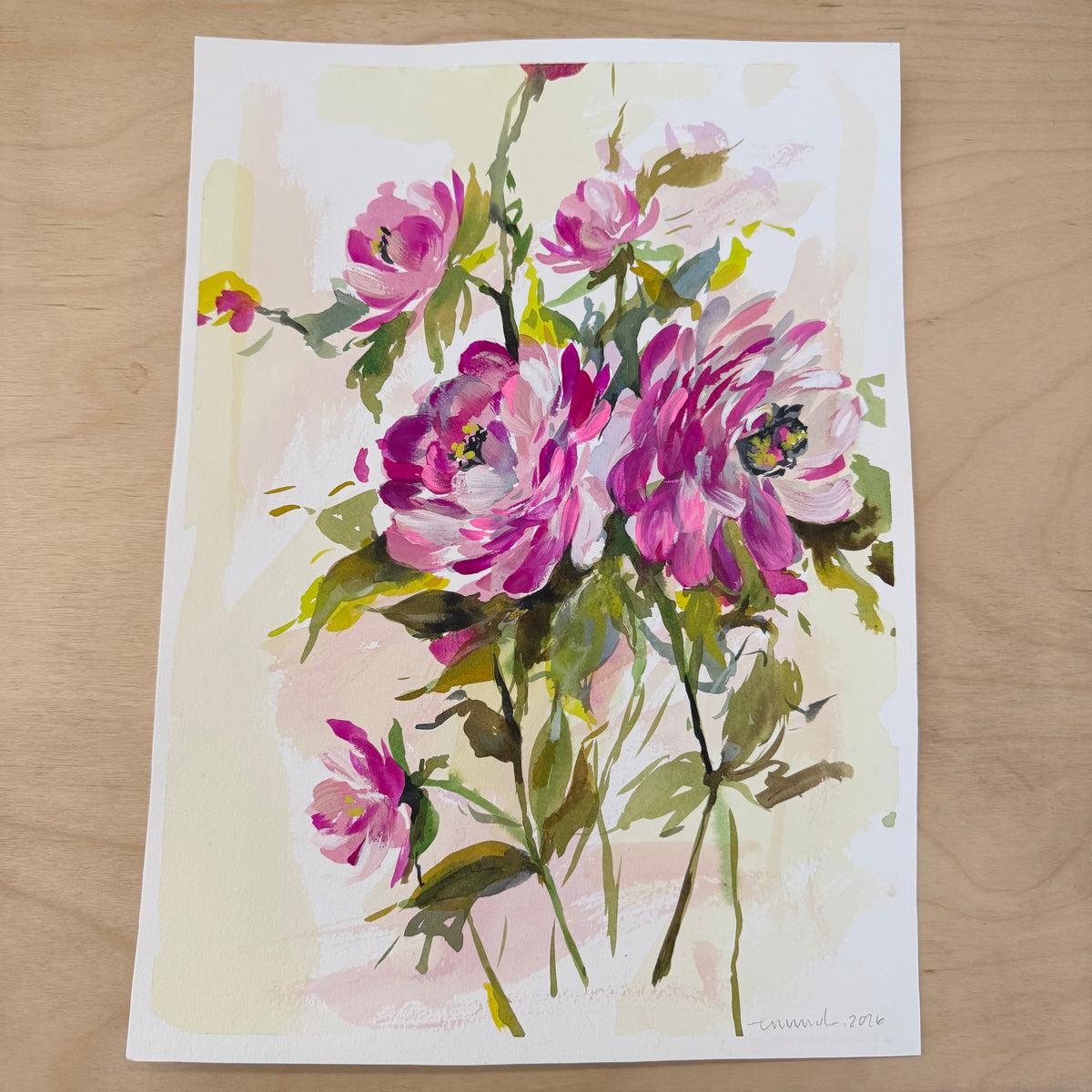 Emma Daisy - "Pink Peonies"