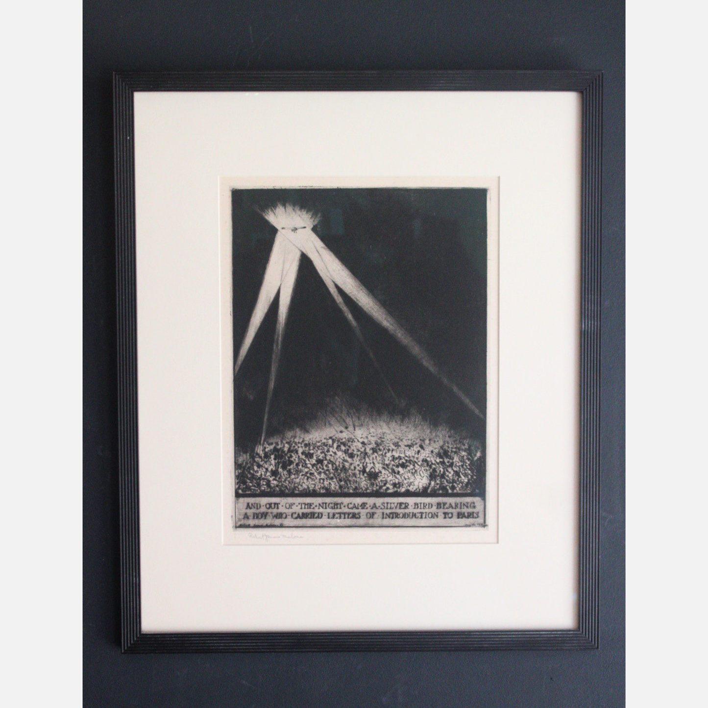 Vintage Robert James Malone "And Out Of The Night Came..."