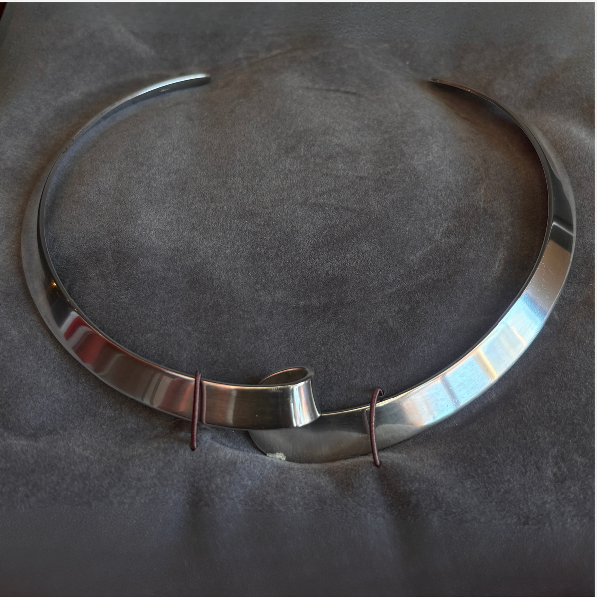 Vintage Georg Jensen Modernist Collar Necklace