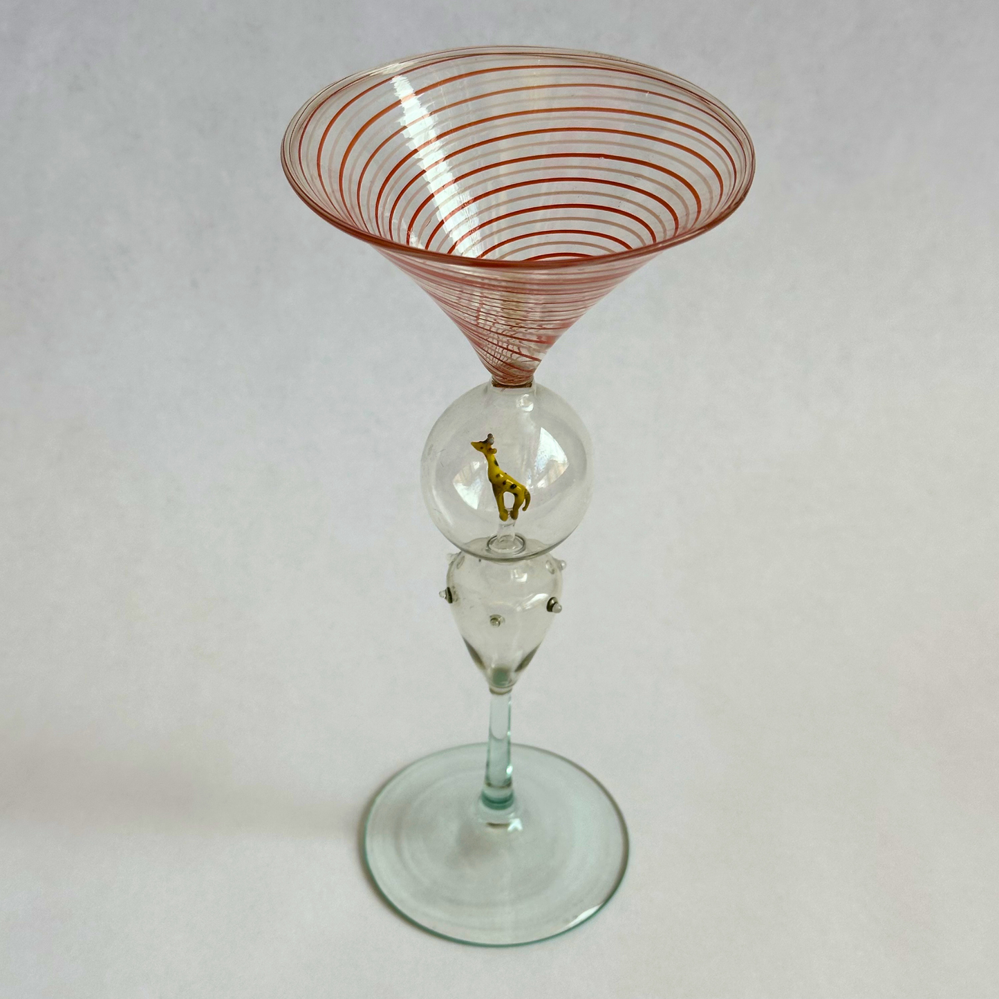 Vintage Bimini Menagerie Martini Glasses