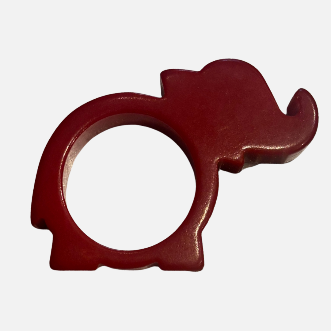 Vintage Catalin (Bakelite) Elephant Napkin Ring