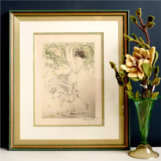 Vintage Louis Icart "Spring (Apples)"