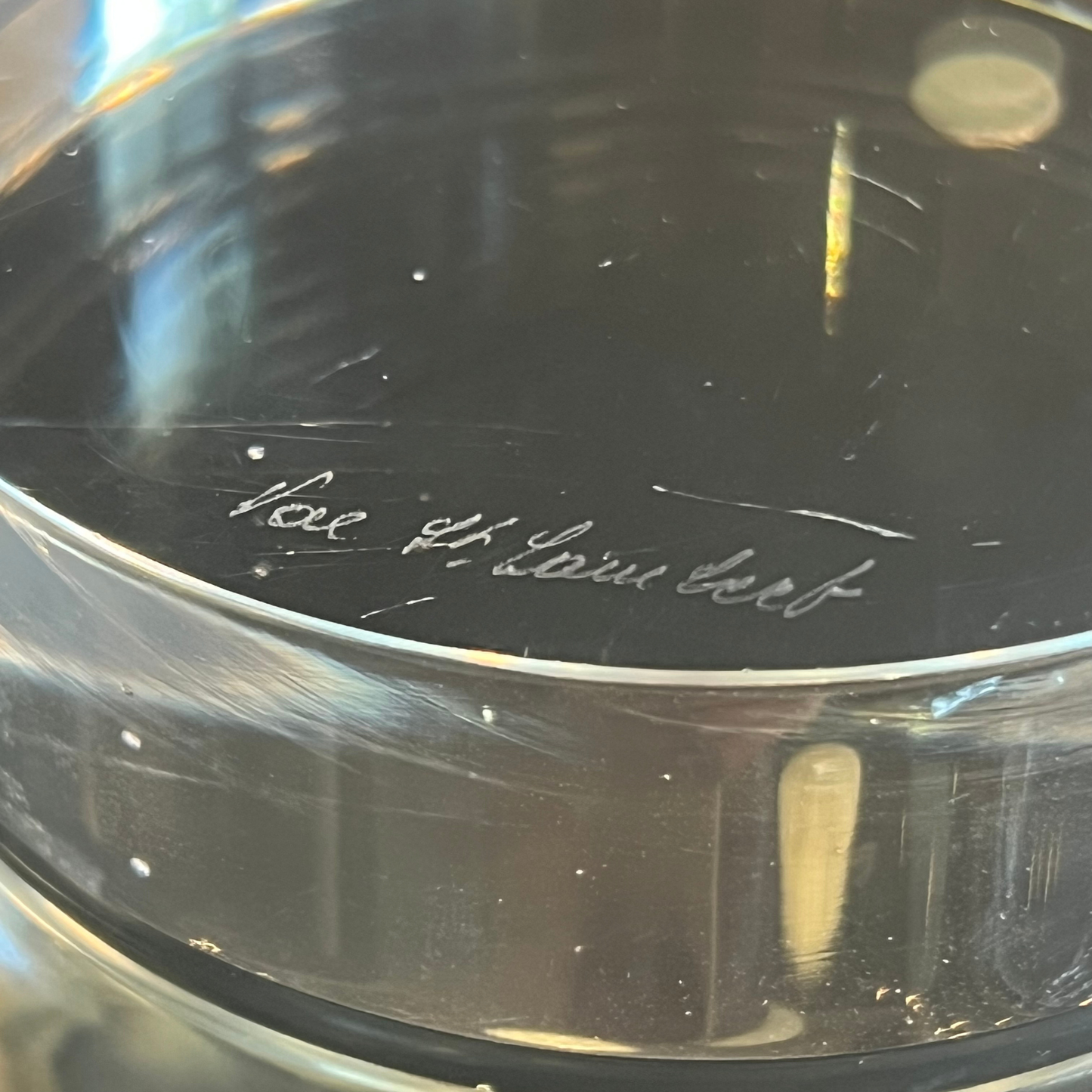 Vintage Val St. Lambert Paperweight by Tiffany & Co.