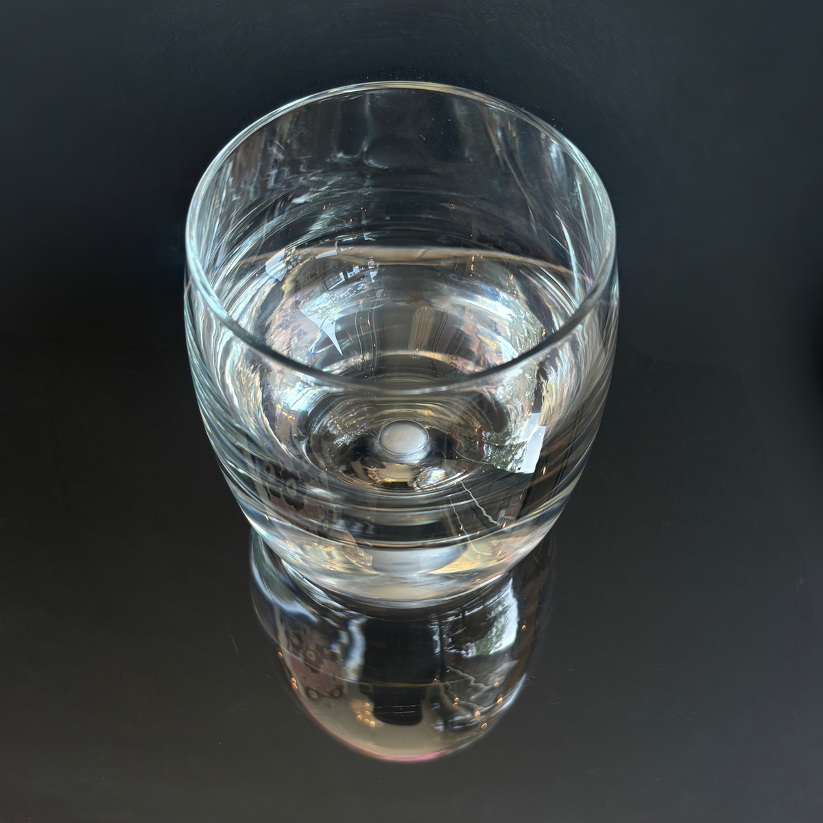 Vintage Krosno Bubble Bottom Whiskey Tumbler