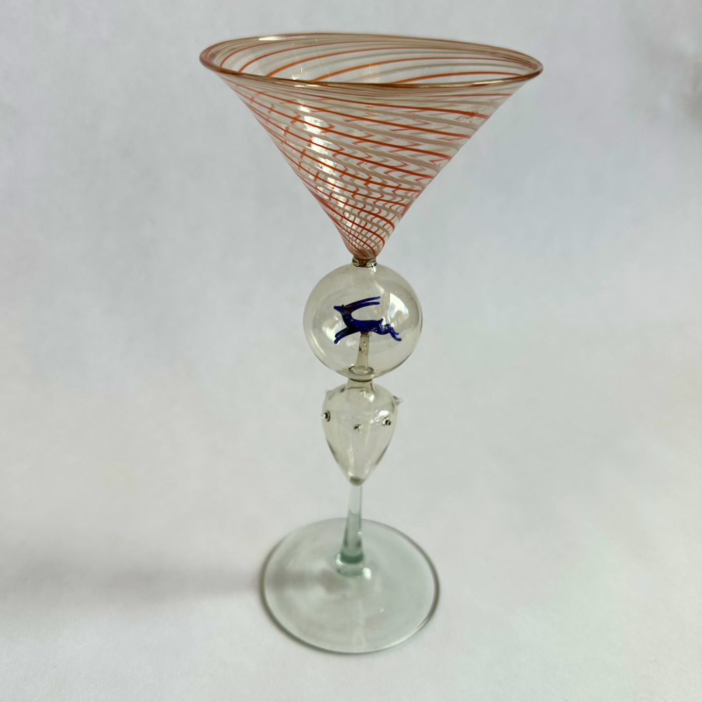 Vintage Bimini Menagerie Martini Glasses