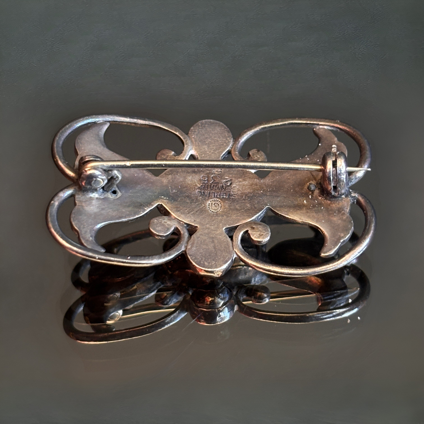 Vintage Georg Jensen Art Nouveau Brooch #236A
