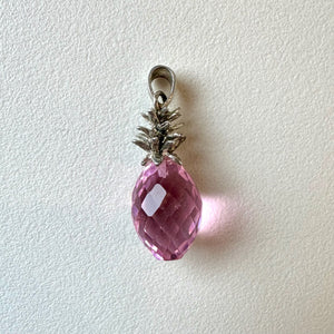 Pink Crystal Pineapple Pendant (42)