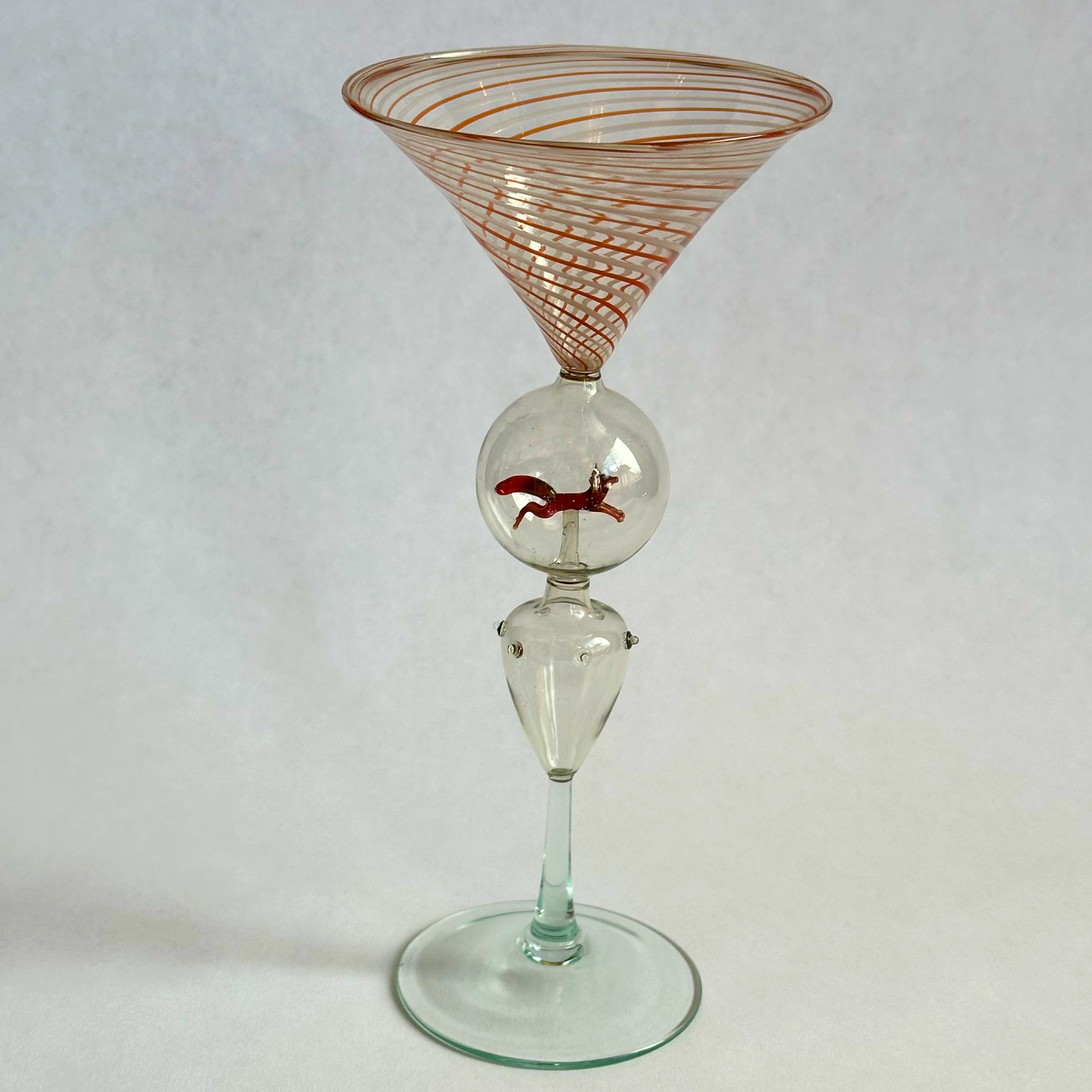 Vintage Bimini Menagerie Martini Glasses