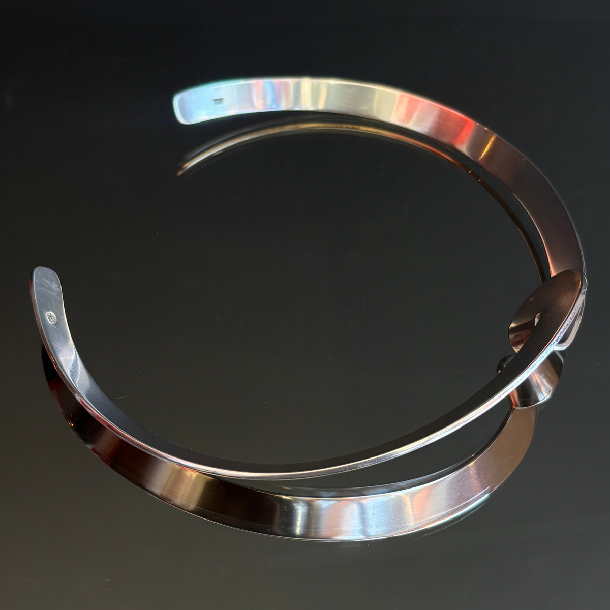 Vintage Georg Jensen Modernist Collar Necklace