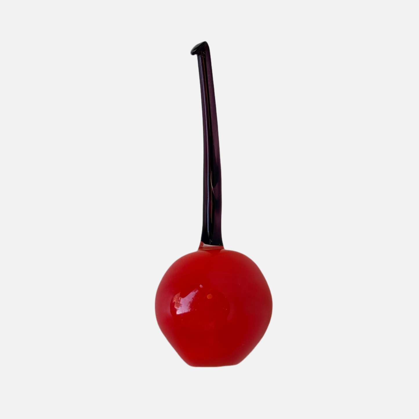 Murano Italian Vintage Glass Cherry Art