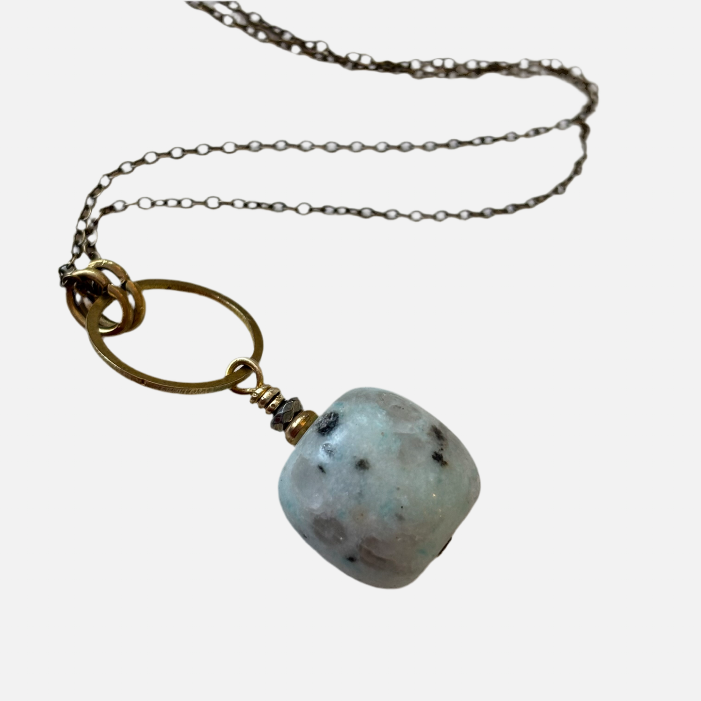 Boho Designs by Katya Necklace #3 Kiwi Jasper