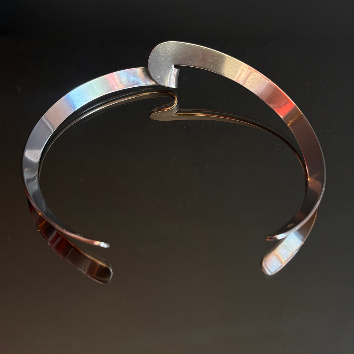 Vintage Georg Jensen Modernist Collar Necklace