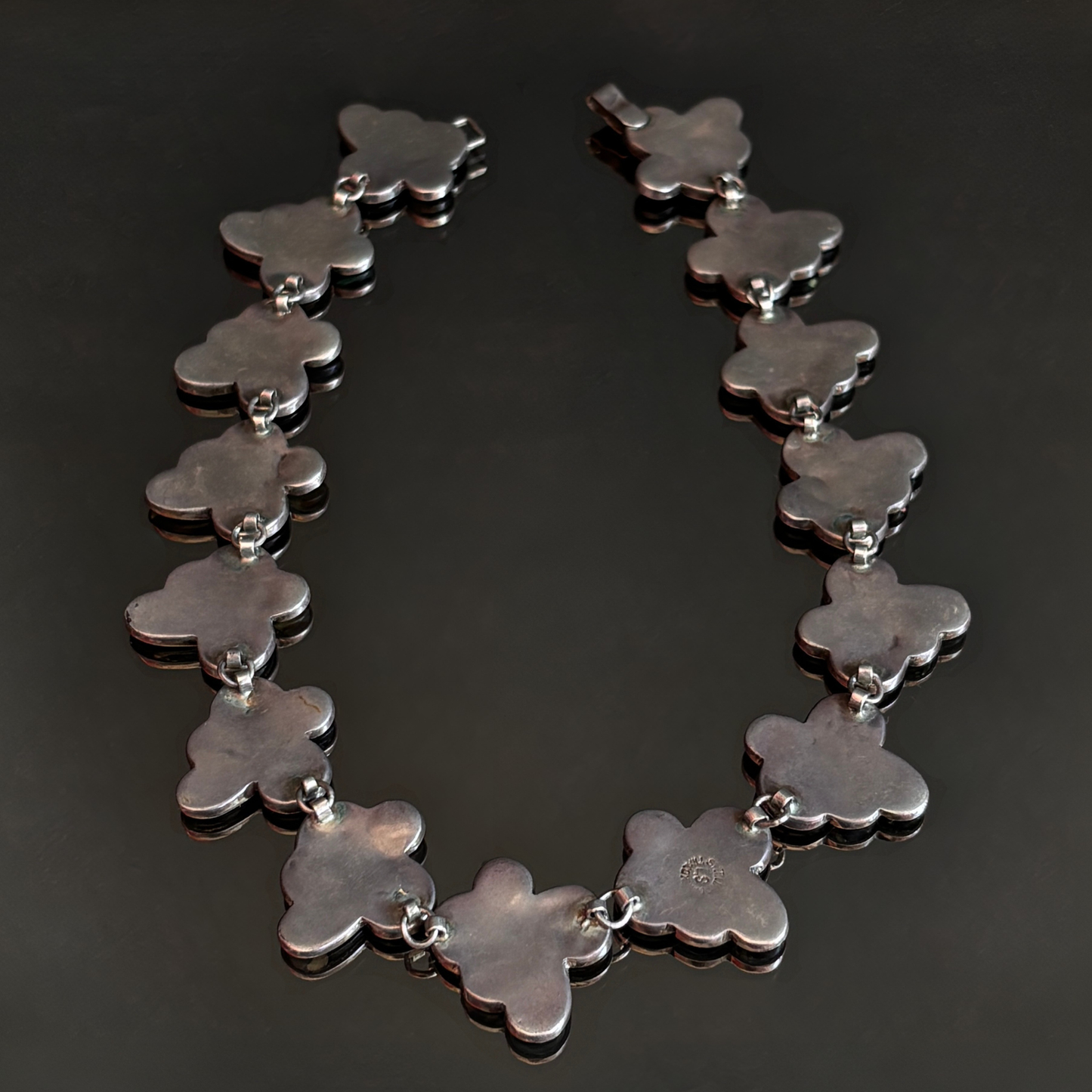 Vintage Taxco Abalone & Sterling Silver Necklace
