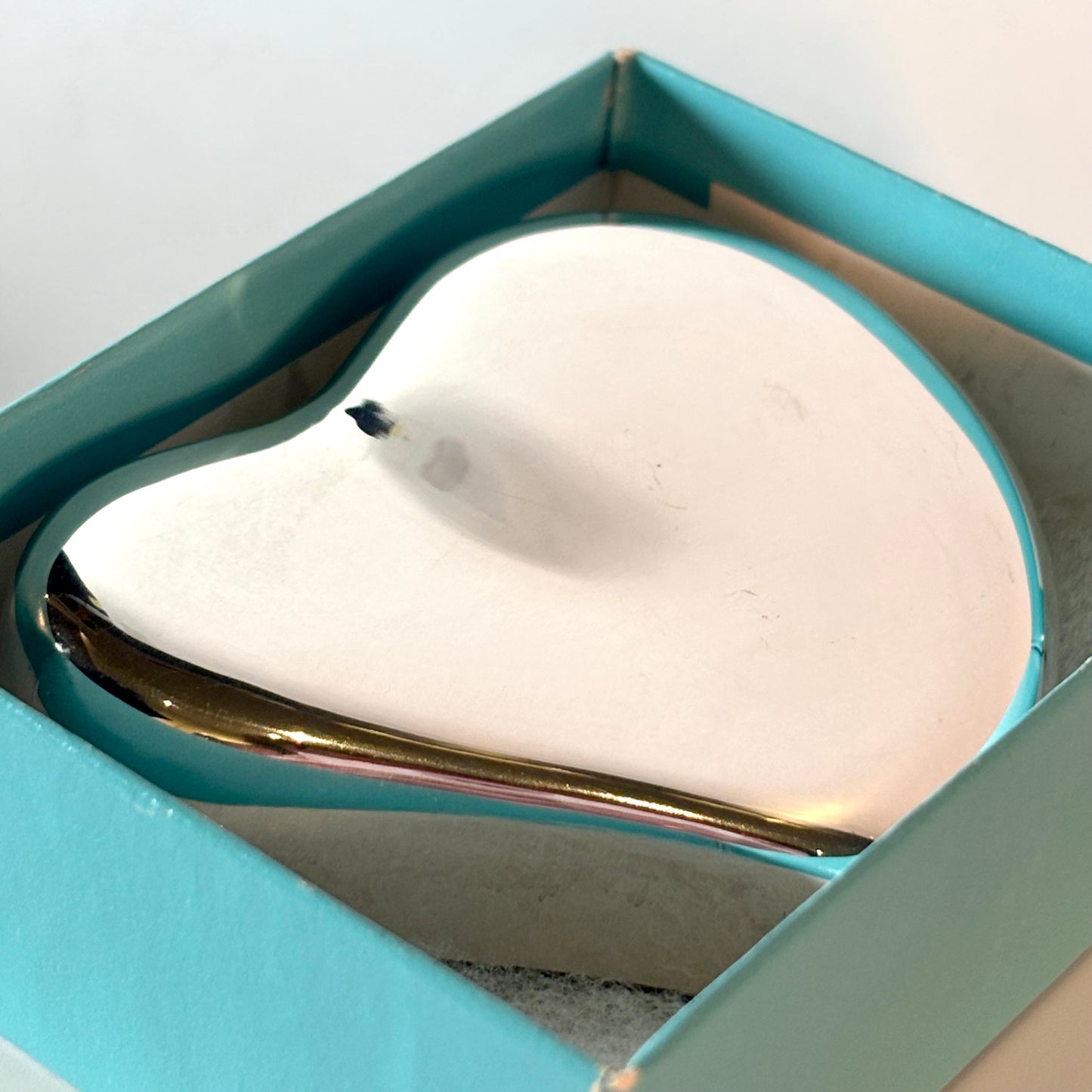Tiffany Sterling Heart Paperweight by Elsa Peretti original