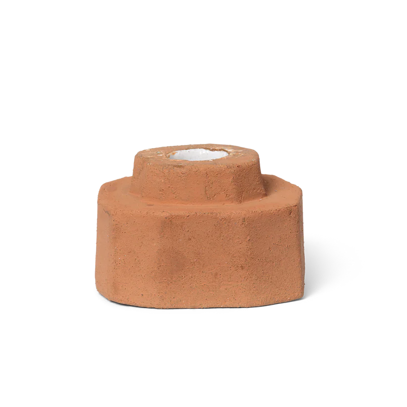 Ferm Living Kurinu Candle Holder - Terracotta