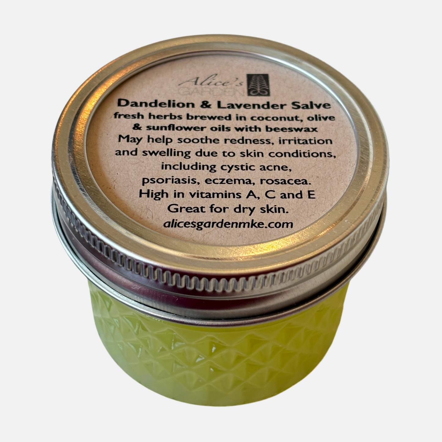 Alice's Garden Dandelion & Lavender Salve