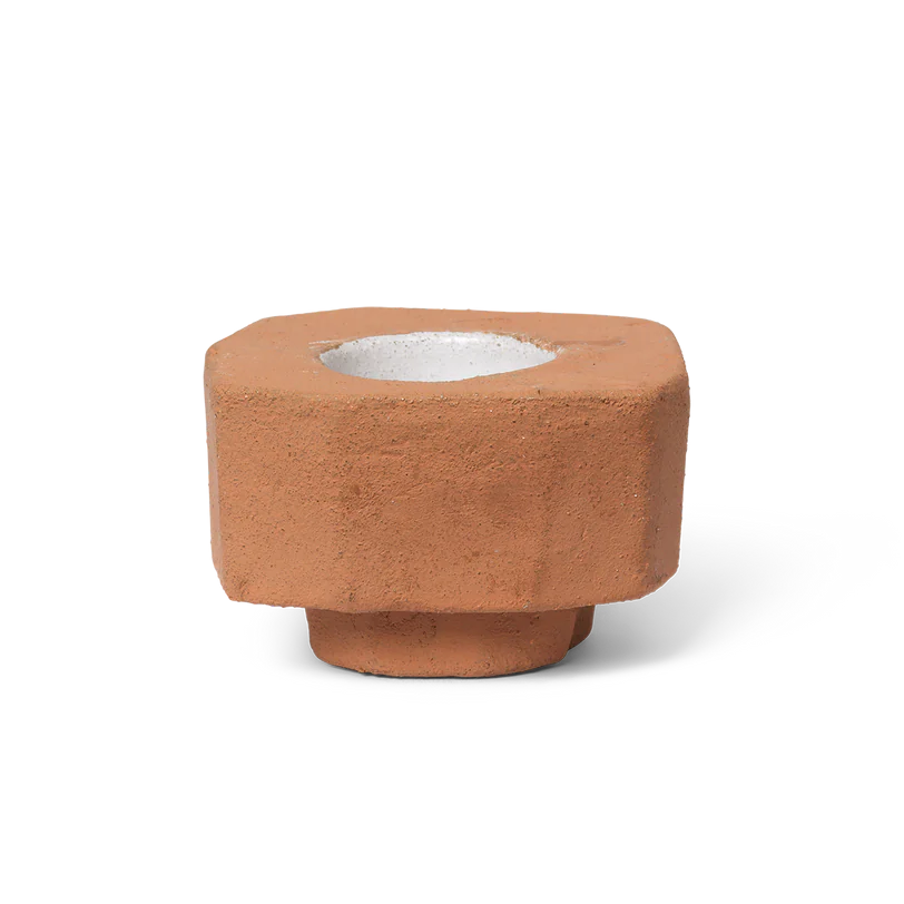 Ferm Living Kurinu Candle Holder - Terracotta