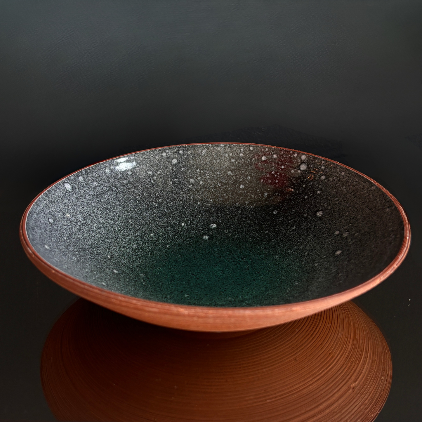 Vintage William Chancey Glazed Pottery Dish