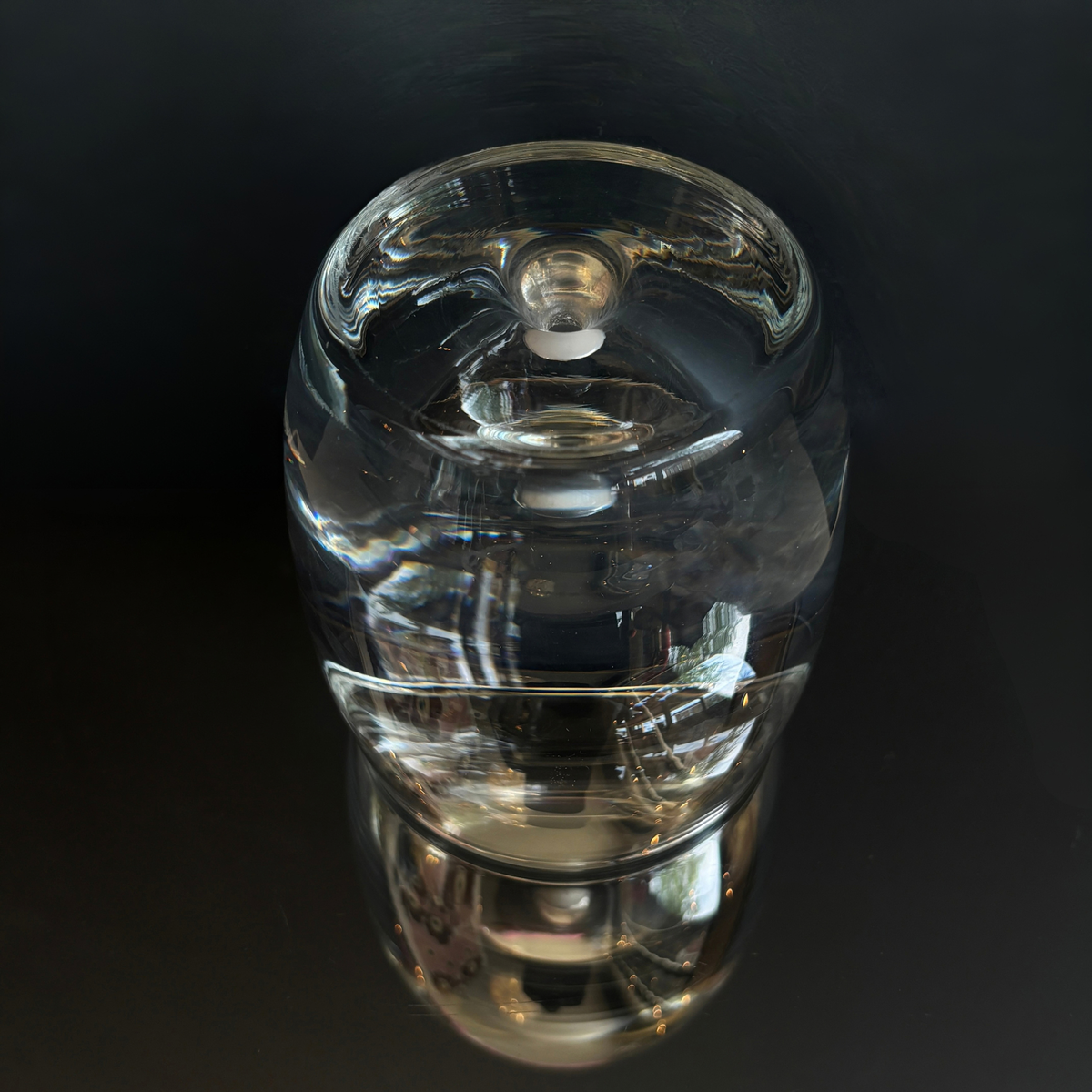 Vintage Krosno Bubble Bottom Whiskey Tumbler