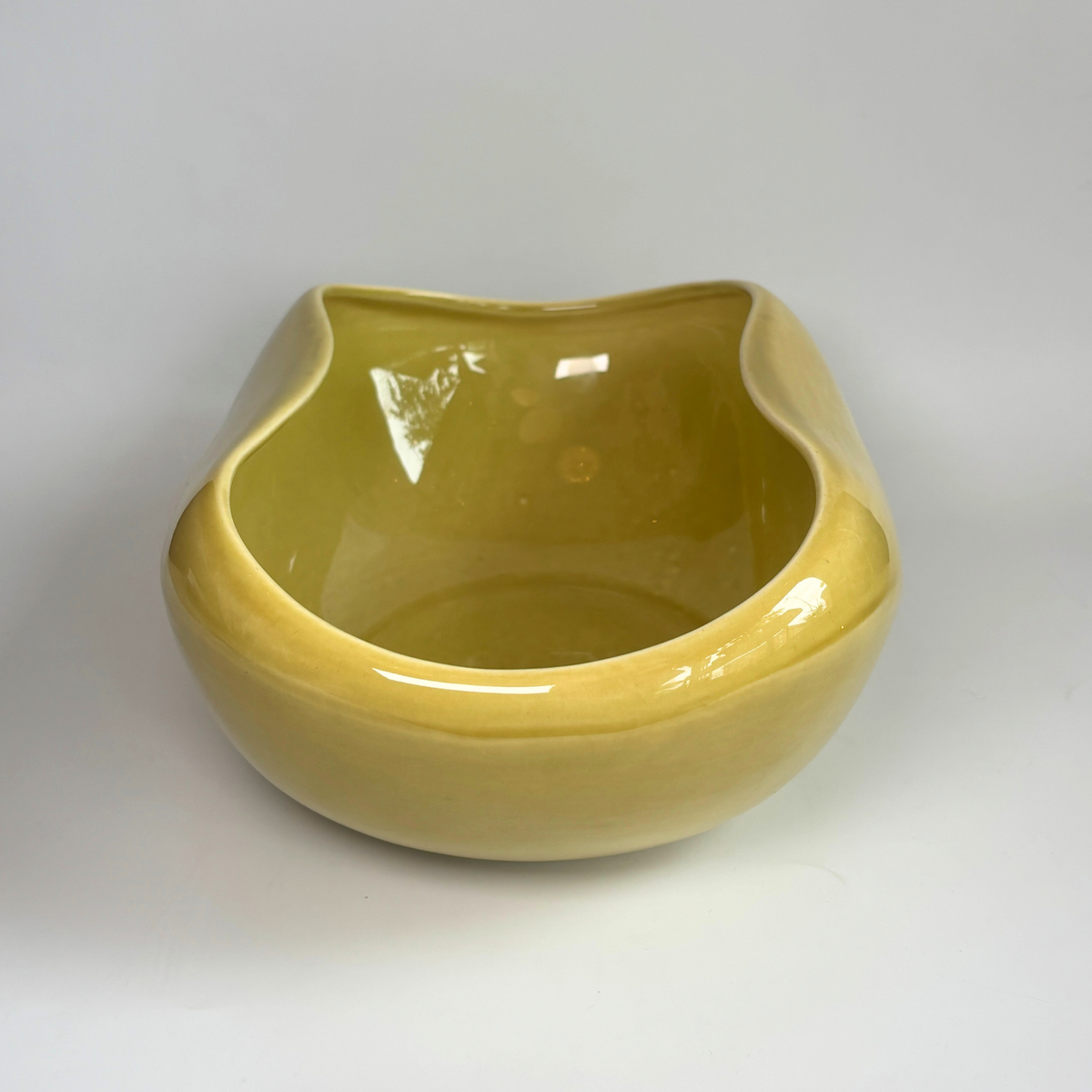 1940's Russel Wright Oval Chartreuse Salad Bowl