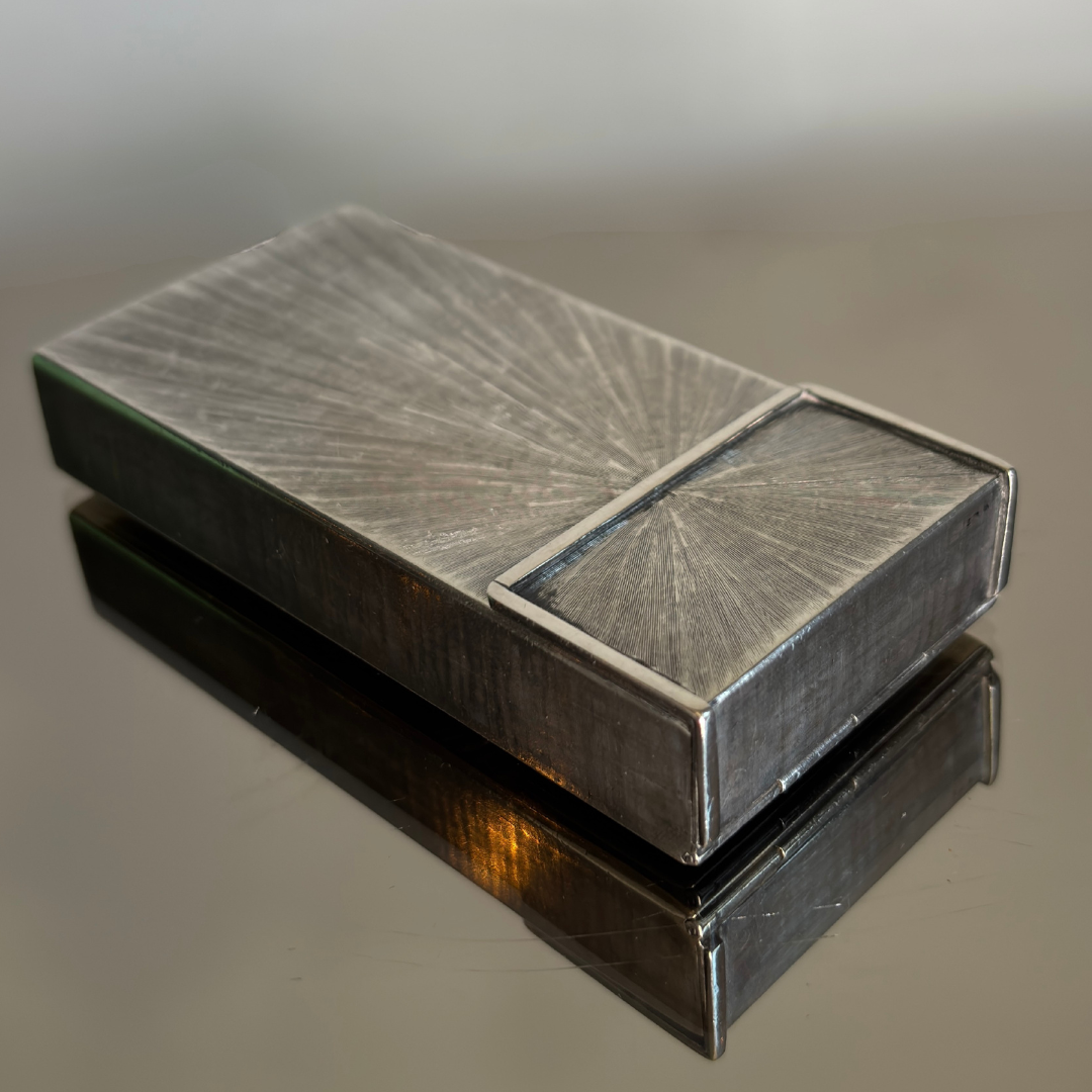 Vintage 1970s Gucci Sterling Silver Match Case