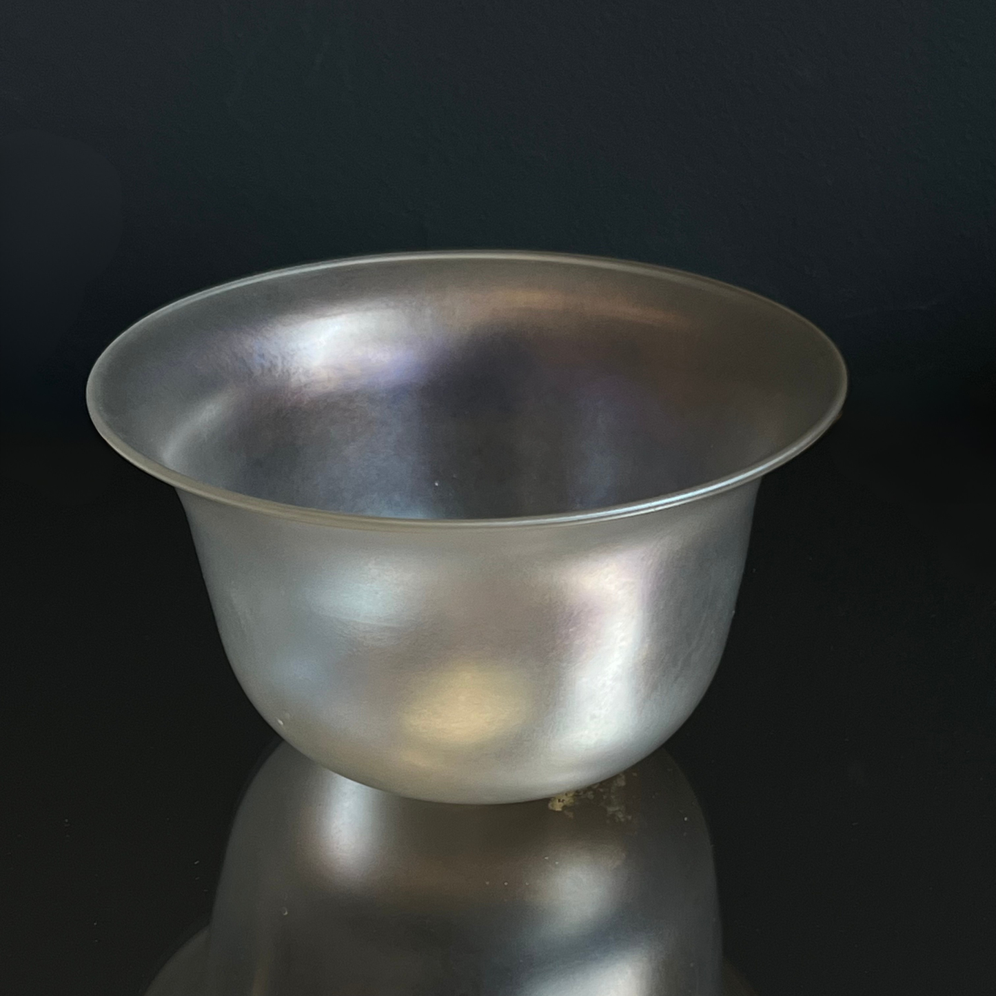 Carder Era Steuben Iridescent “Verre de Soie” Finger Bowl