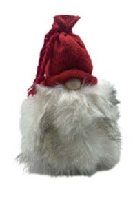 4" Furry Felt Gnome with Tied Hat, Det Gamle Apotek
