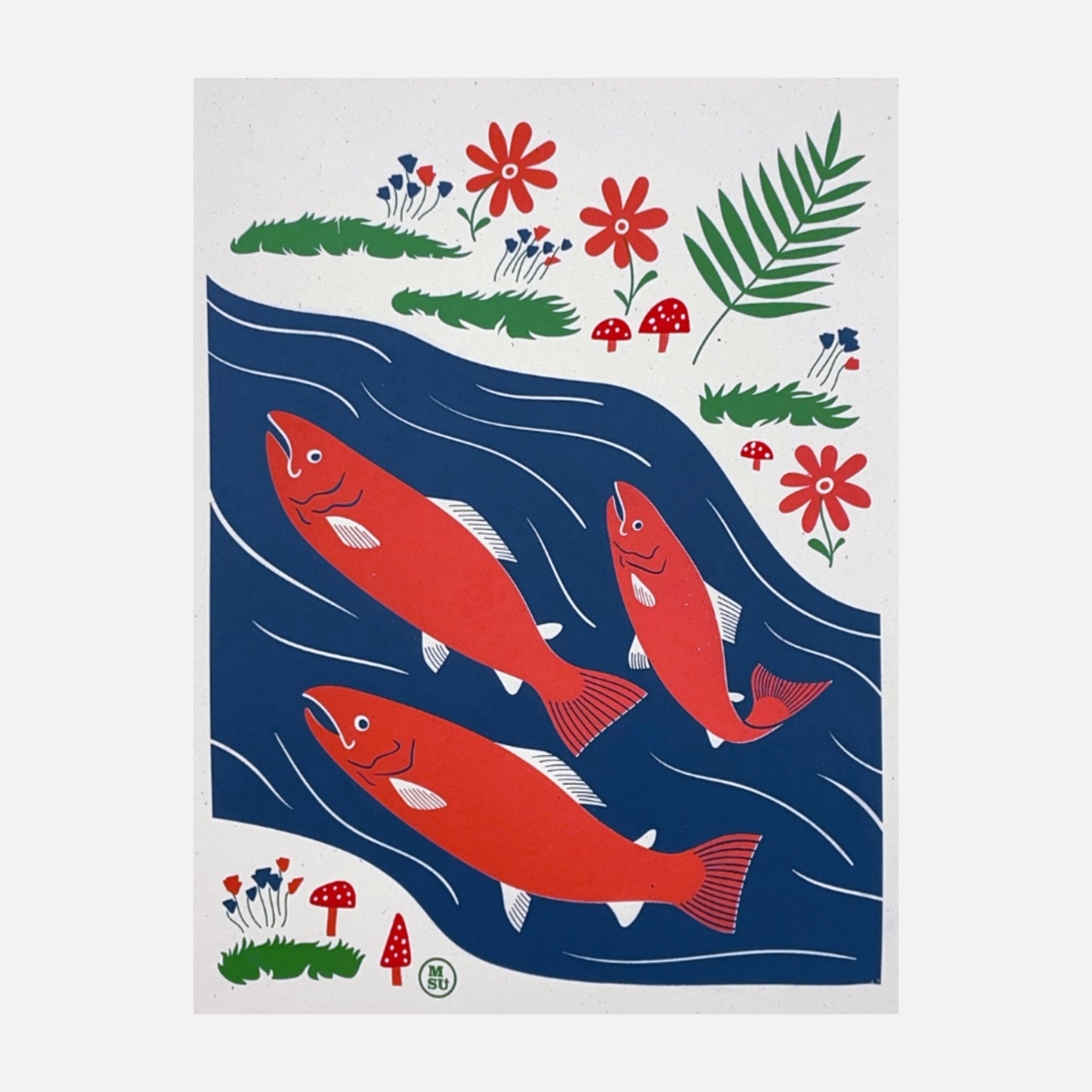 Billy Judge Baldus "Salmon" Scandinavia Screenprint