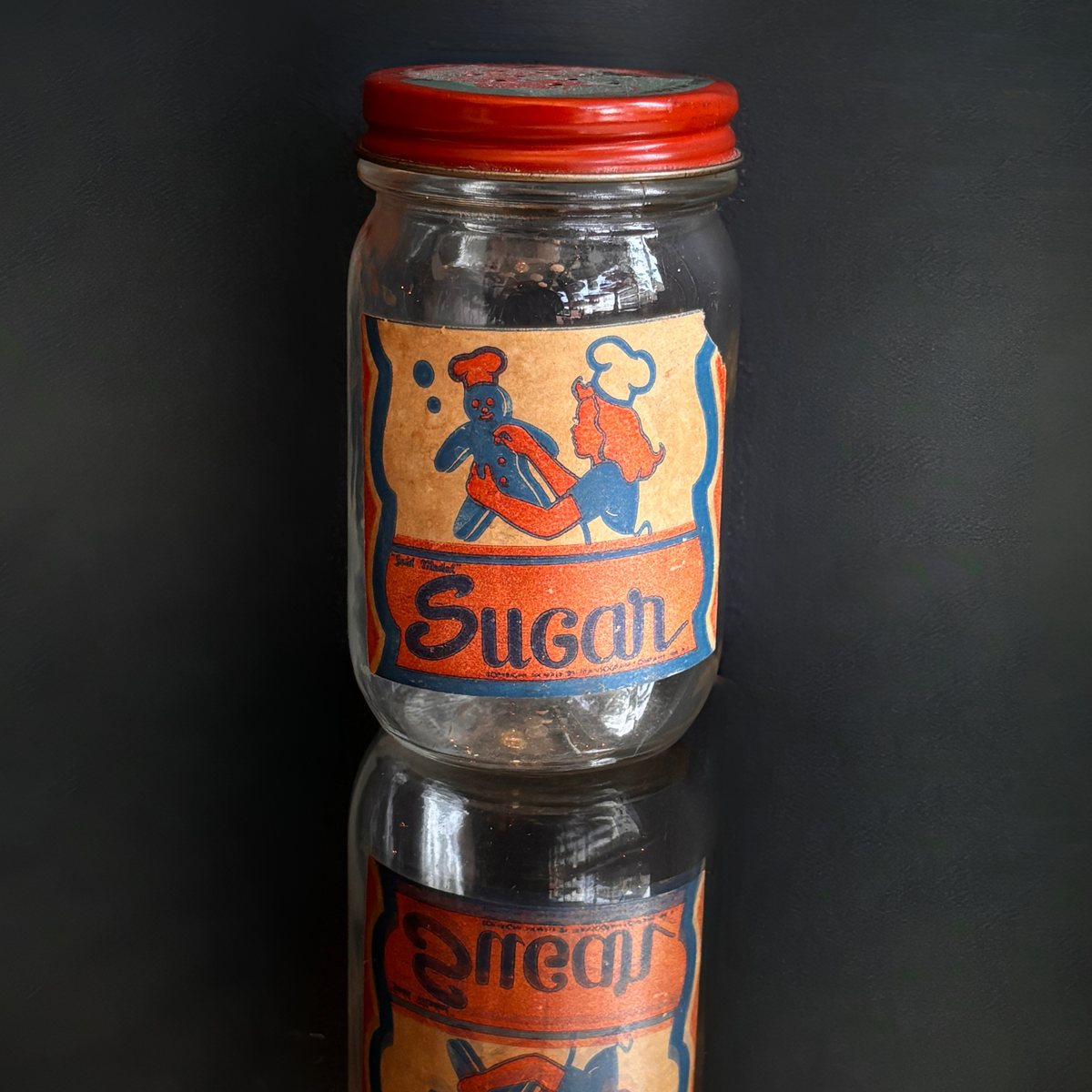 Vintage 1945 "Gold Medal" Sugar Jar