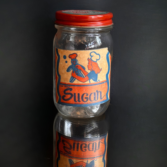 Vintage 1945 "Gold Medal" Sugar Jar