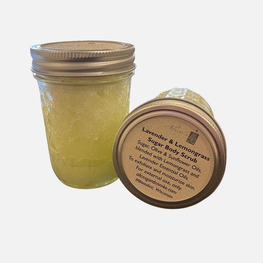 Alice's Garden Lavender & Lemongrass Sugar Body Scrub