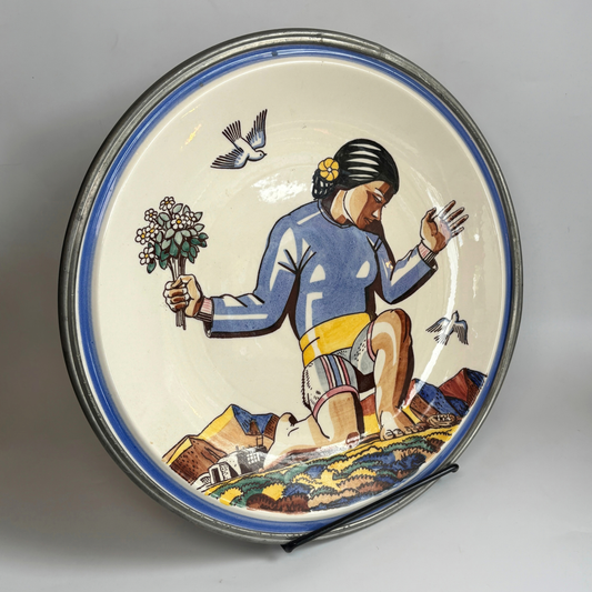 Vintage Rockwell Kent Vernon Hills Salamina Serving Platter