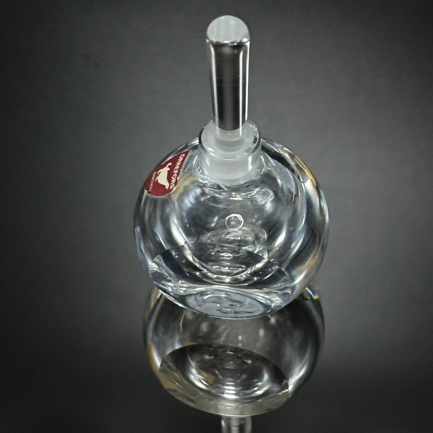 Vintage Orrefors Glass Perfume Bottle