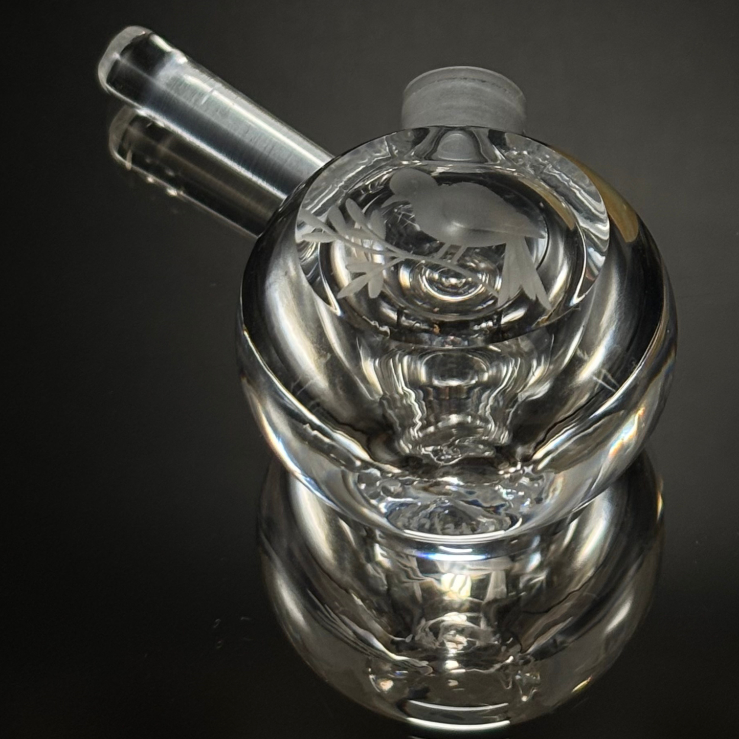 Vintage Orrefors Glass Perfume Bottle