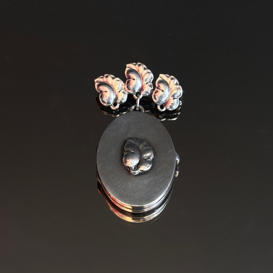 Vintage Georg Jensen Locket Brooch #217B